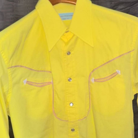 Vintage Alessandro Gherardeschi Western Style Shirt Sz M - Picture 2 of 6